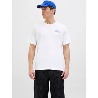JACK & JONES Herre Mykonos Back T-shirts Hvid