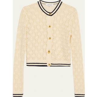 Frame Rookie open-knit cardigan - white - L