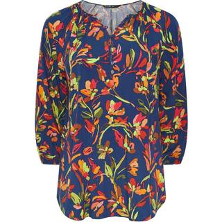 Yours Curve Yours Curve bluse med knapdetaljer