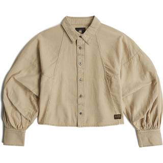 Macro Balloon Shirt - Beige - Women