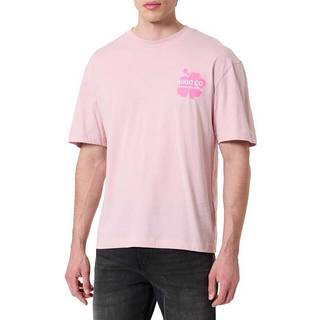 HUGO Blue Nodiwop T Shirt Pink