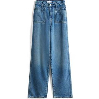 High Rise Relaxed Straight Leg Jeans