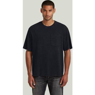 Acid Wash Boxy T-Shirt - Black - Men