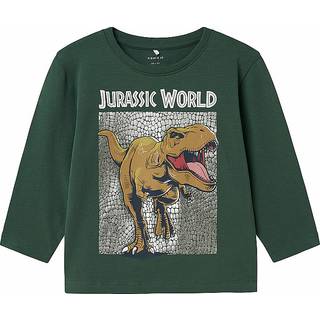 NAME IT Langærmet Bluse Jewel Jurassic Garden Topiary