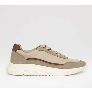 Threadbare Threadbare Brown Retro Panelled Court Trainers