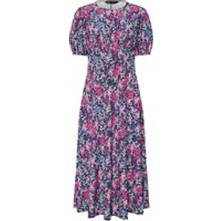M & Co M & Co Blue Petite Midi Dress