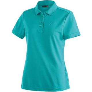 Maier Sports Women's Ulrike Polo-shirt Damer størrelse 40 farve turkis