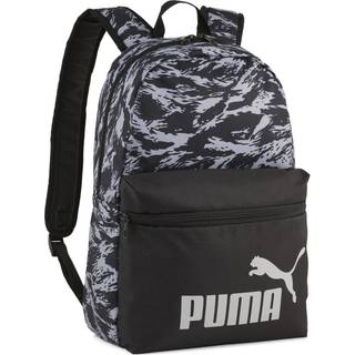 Puma Phase All-Over Print 22L Backpack, Black, Accessories - Camou - OSFA