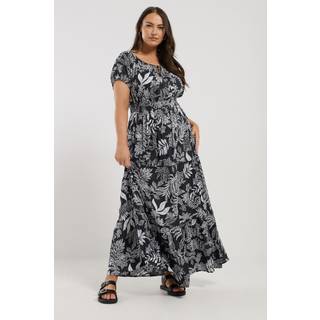 Yours Curve Yours Curve Boho Bardot Maxikjole