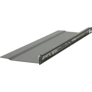 LANVIEW 1/2U 19" L BENT, BRUSHED