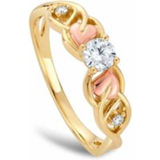 Promises 18ct Solid Fairtrade Gold Engagement Ring with 0.3ct Lab-Grown Diamond