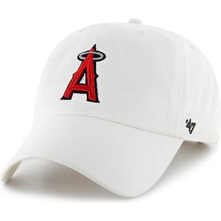 47 mlb hvidt team farve Primært logo rydde op Justerbar rem hat cap voksen en størrelse passer til alle - Los Angeles Angels White
