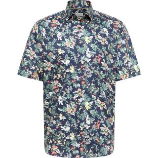 MODERN FIT Shirt in navy printed
