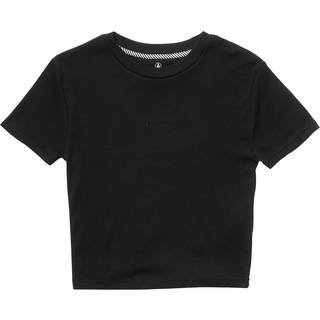 Volcom Volcomstone Tight Crop T-shirt - S - black