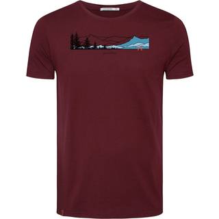 GreenBomb Nature Hike Together Guide T-Shirt T-shirt Herrer størrelse XL farve rød