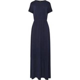Lts Tall Navy Blue Shirred Waist Maxi Dress 16 Lts | Tall Women's Maxi Dresses
