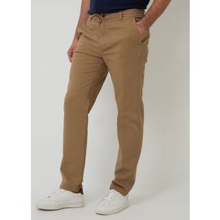 Threadbare Threadbare Brown Elasticated Waist Regular Fit Chino Trousers