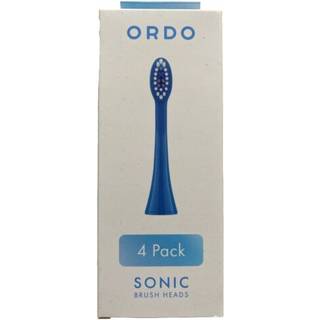Børstehoveder til Ordo Sonic El-tandbørste 4 stk. Arctic Blue