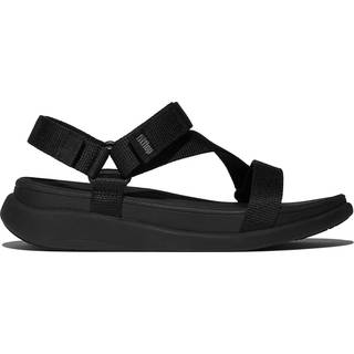FitFlop Rød F-mode Go Adj Webbing Flatform Z-strop sandalerEU 36 (UK 3)