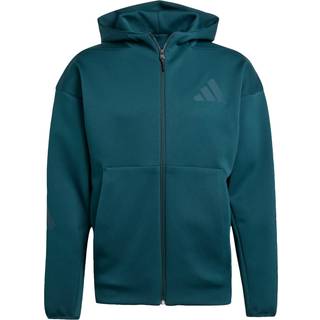 New adidas Z.N.E. Full-Zip Hooded træningsjakke - Aurora Ivy - 2XL