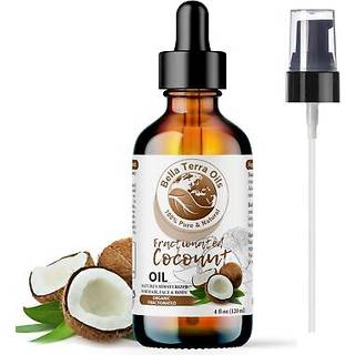 Bella Terra Oils - Organic Fractionated Coconut Oil (MCT) 4 oz - Afledt af ren kokosnddeessens, der er rigeligt af capric- og laurinsyre, din fo