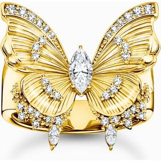 Thomas Sabo TR2495-414-14-58 Cocktailring butterfly vergoldet Damen