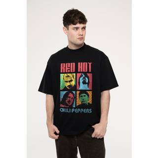 Red Hot Chili Peppers Skjorte Portrait Photos Unisex Black 2XL