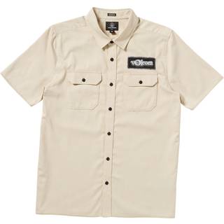 Volcom Ent Skjorte - L - pale khaki