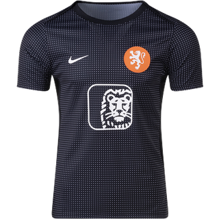 Holland Academy Pro Nike opvarmningstrøje til fodbold med korte ærmer til mænd - sort - S