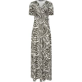 Lts Tall Black Abstract Wrap Maxi Dress 10 Lts | Tall Women's Maxi Dresses