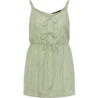 Yours Curve Gingham Tie Front Top42