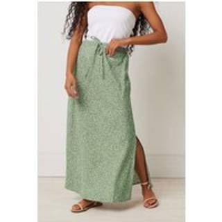 M & Co M & Co Green Petite Containing Skirt - 38petite