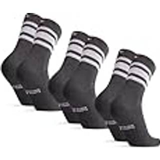 TENNIS SOCKS IN ORGANIC COTTON - Grey/White / 39-42 / 3-Pack