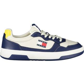 Embossed Cupsole Trainers With Leather