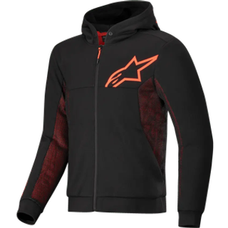 alpinestars Chrome Air Sport Motorrad hættetrøje sort XXL