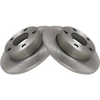 TRQ bageste bremseotorer sæt solid kompatibel med 1996-2002 Audi A4 Quattro 2002 S4 2000-2005 Volkswagen Passat