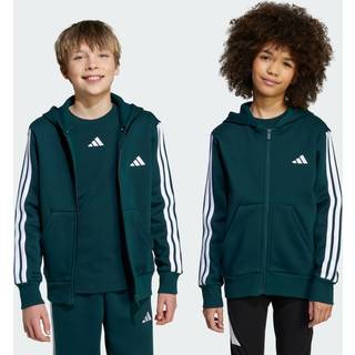 adidas 3-Stripes Full Zip Hættetrøje Børn