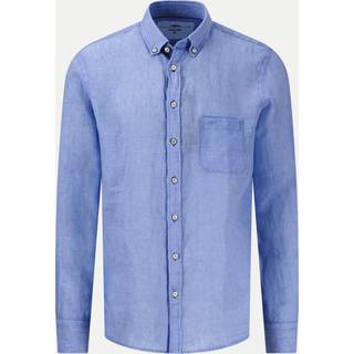Fynch-Hatton Herren Hemd blau meliert