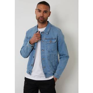 Threadbare Threadbare Light Wash Classic Denim Jacket