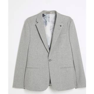 River Island River Island Grey Pupstooth Skinny Blazer