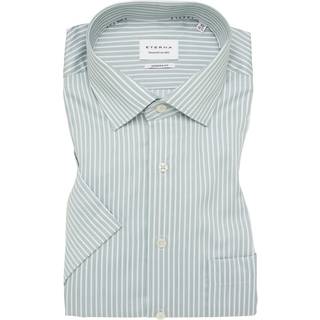 MODERN FIT Shirt in green striped