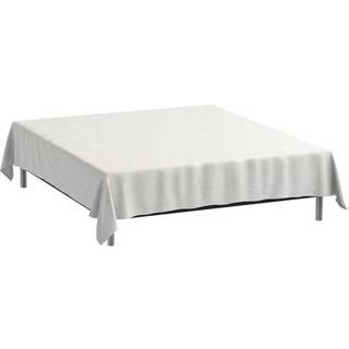 Bambus lagen - Glat lagen 270x270 cm - hvid - Luna Denmark