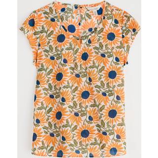 Seasalt Cornwall Seasalt Cornwall Yellow Garden Gate 100% Cotton Top