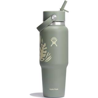 Hydro kolbe 32 oz bred flex halm rejse flaske botanisk lykke agave