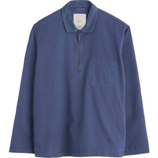 Seasalt Cornwall Seasalt Cornwall Blue Mens Farrow 100% Cotton Smock Jacket