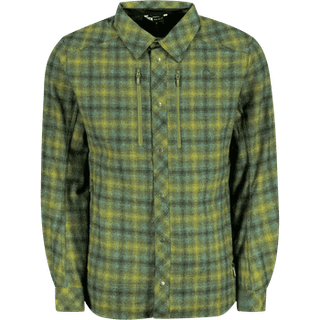 Norrøna Finnskogen Wool Shirt Skjorte Herrer størrelse XL farve olivengrøn