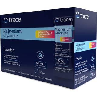 Trace Minerals Magnesium Glycinat Stick Pack (30 stykker)