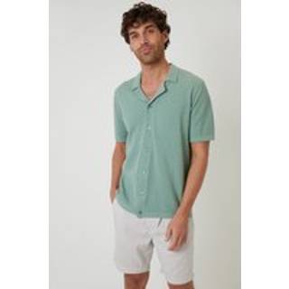 Threadbare Textured Revere Collar Knitted SkjorterMiddel