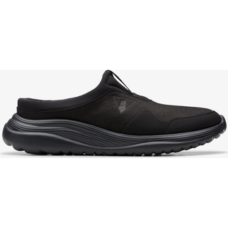 Clarks Clarks Black Nubuck Lt360 Mule Shoes