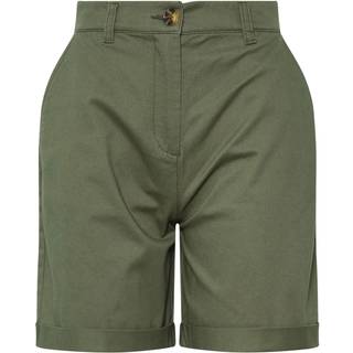 Lts Tall Khaki Green Cotton Chino Shorts 16 Lts | Tall Women's Linen And Cotton Shorts
